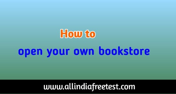 how to open your own bookstore