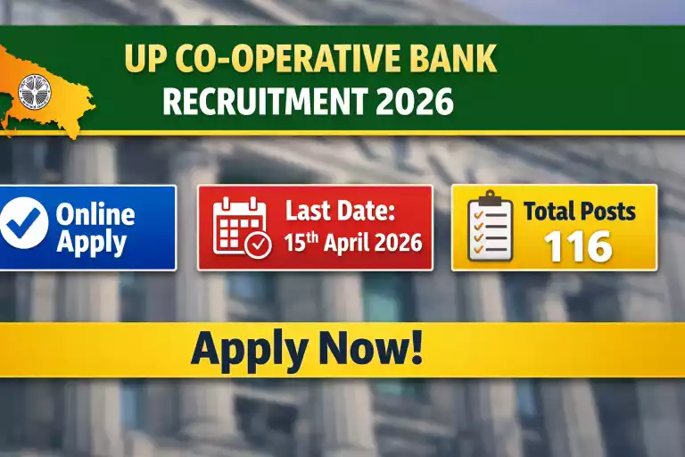 UP Co-operative Bank Various Post Recruitment 2026